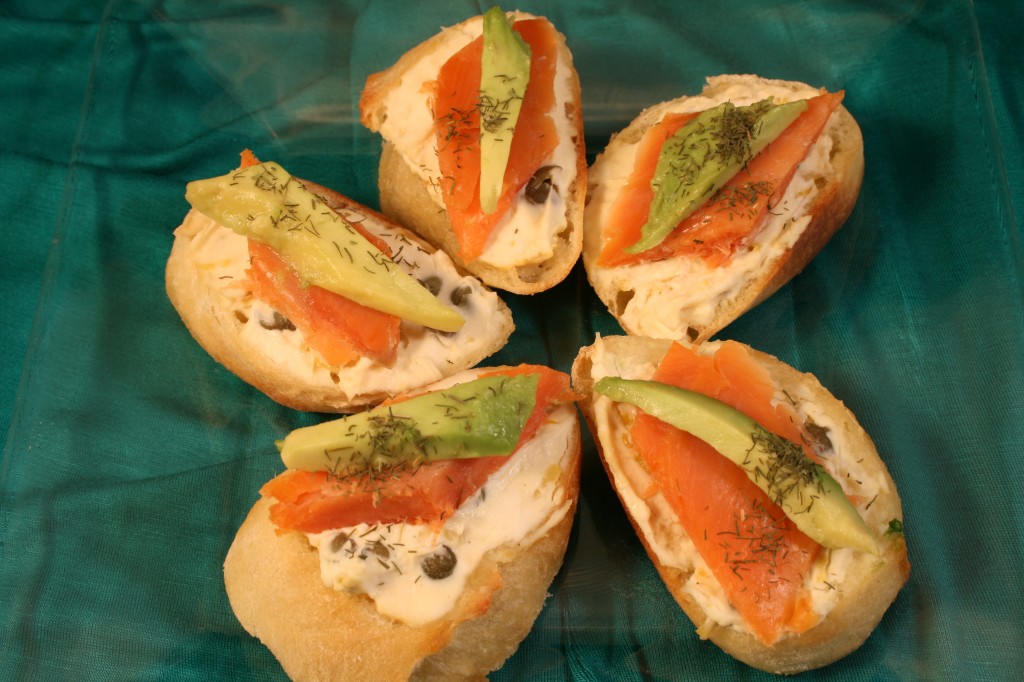 Smoked Salmon Bruschetta - Eclectic Entertaining